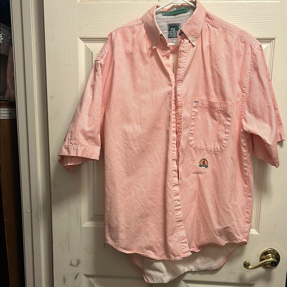Men's Pink Striped Shirt
